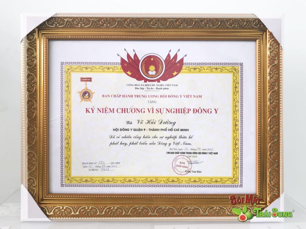 Kỷ niệm chương vì sự nghiệp Đông Y