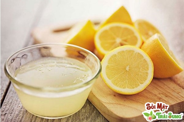 trị sỏi thận bằng nước cốt chanh