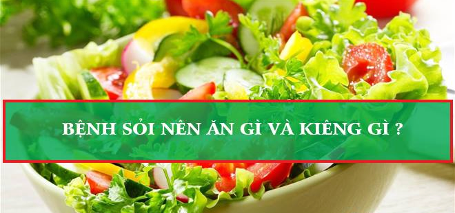 sỏi mật nên ăn gì