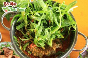 trị sỏi thận bằng rau om