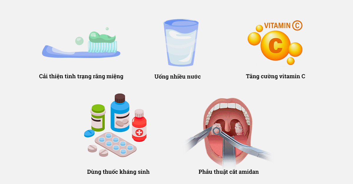  5 cách điều trị sỏi amidan thường được áp dụng 
