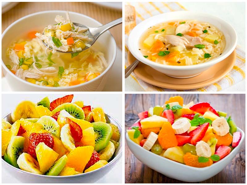 Thức ăn mềm, trái cây là thực phẩm cần thiết khi mới phẫu thuật lấy sỏi đường mật