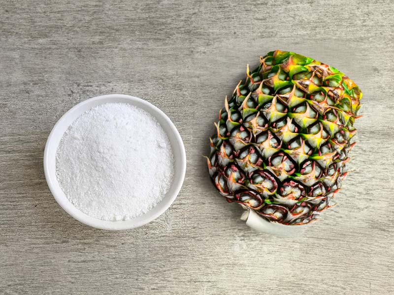 Chữa sỏi thận với quả dứa và phèn chua