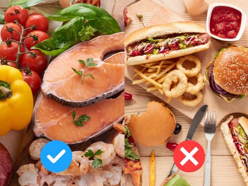 Người mắc bệnh sỏi mật cần loại bỏ các thực phẩm chứa chất béo xấu, tăng cường chất béo tốt